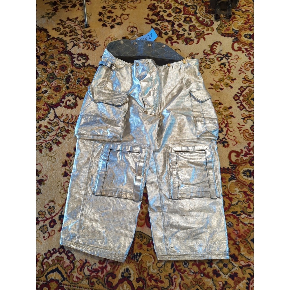 Retired Firefighter Aluminized‎ Turnout Pants USED Size 42 X 27 SHELL ONLY!!